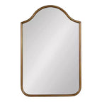 24x36 Framed Arch Wall Mirror in Black or Gold