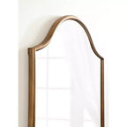 24x36 Framed Arch Wall Mirror in Black or Gold