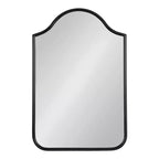 24x36 Framed Arch Wall Mirror in Black or Gold