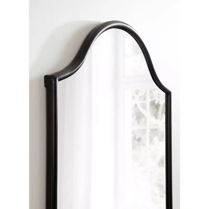 24x36 Framed Arch Wall Mirror in Black or Gold