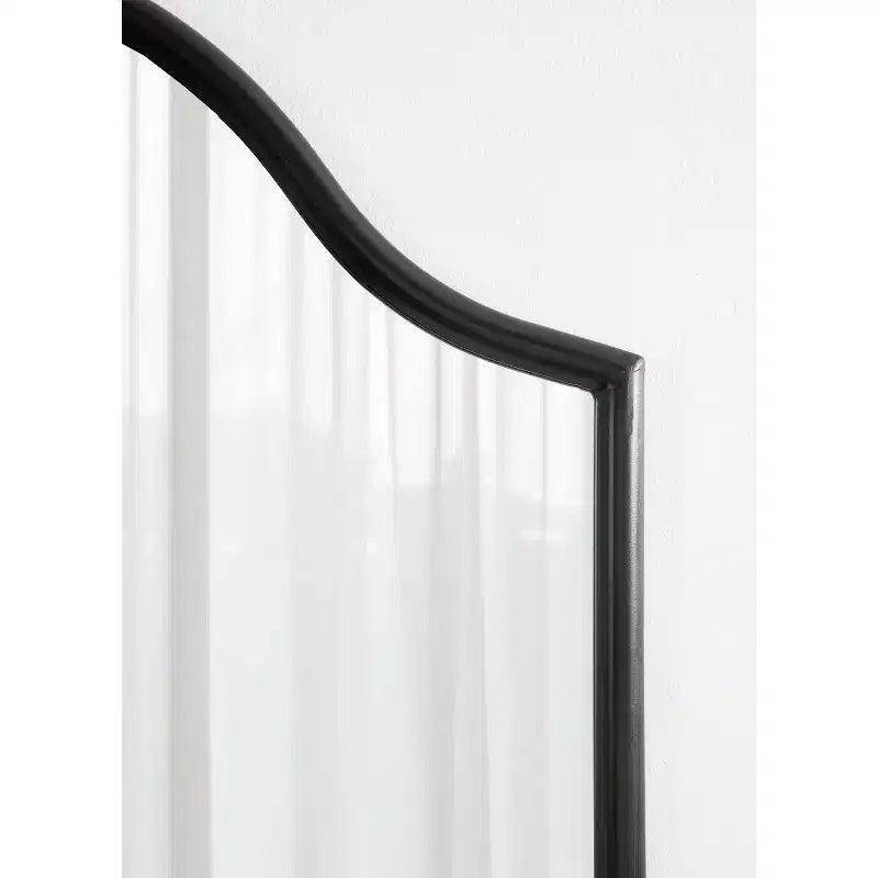 24x36 Framed Arch Wall Mirror in Black or Gold