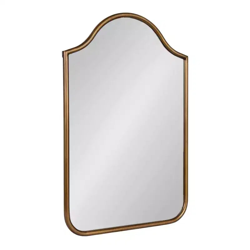 24x36 Framed Arch Wall Mirror in Black or Gold
