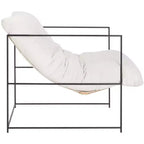 Poltrona d'accento con cuscino imbottito