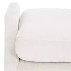 Upholstered Bench with Tufted Cushion and Gold Metal Legs