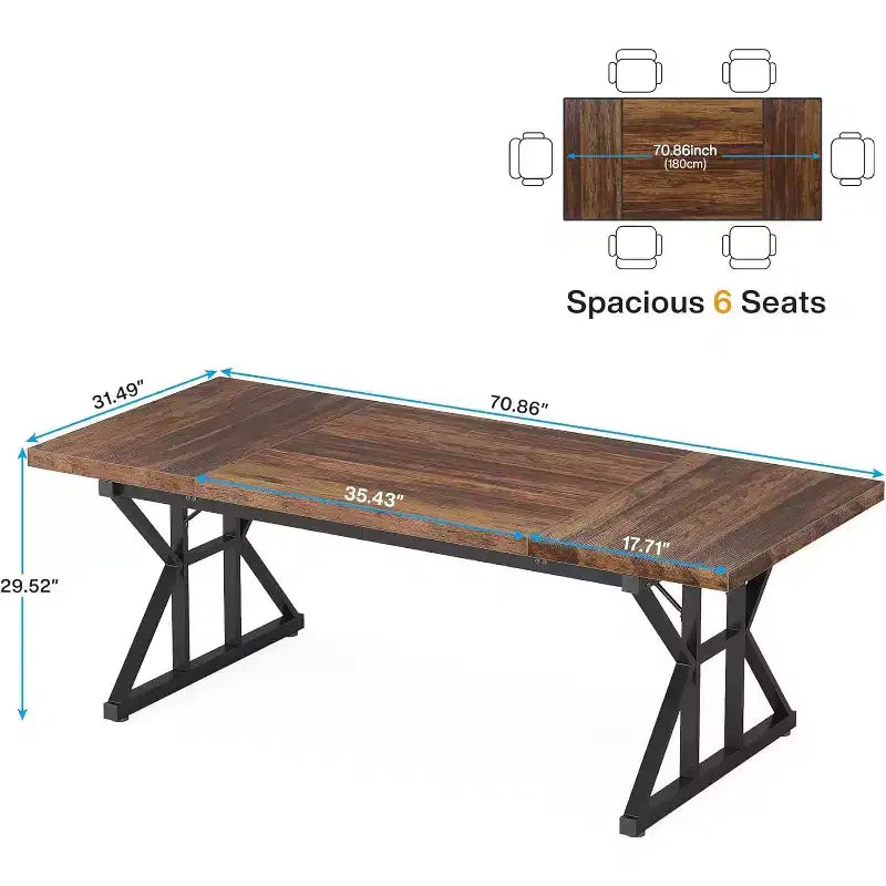78.7-Inch Executive Desk
