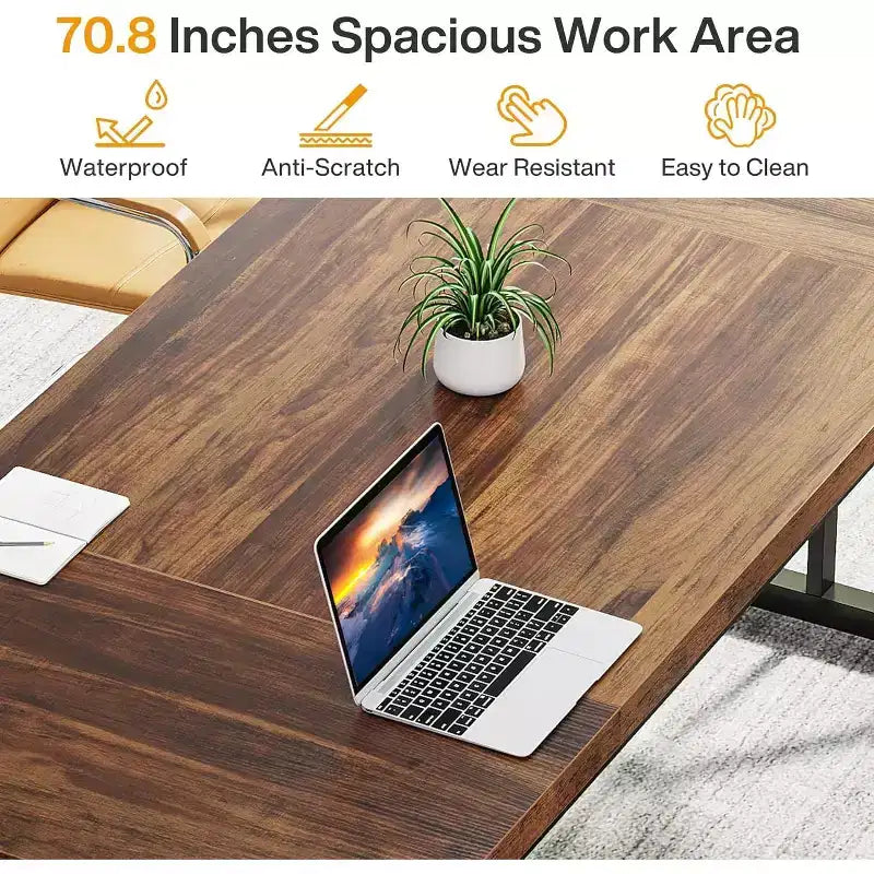 78.7-Inch Executive Desk