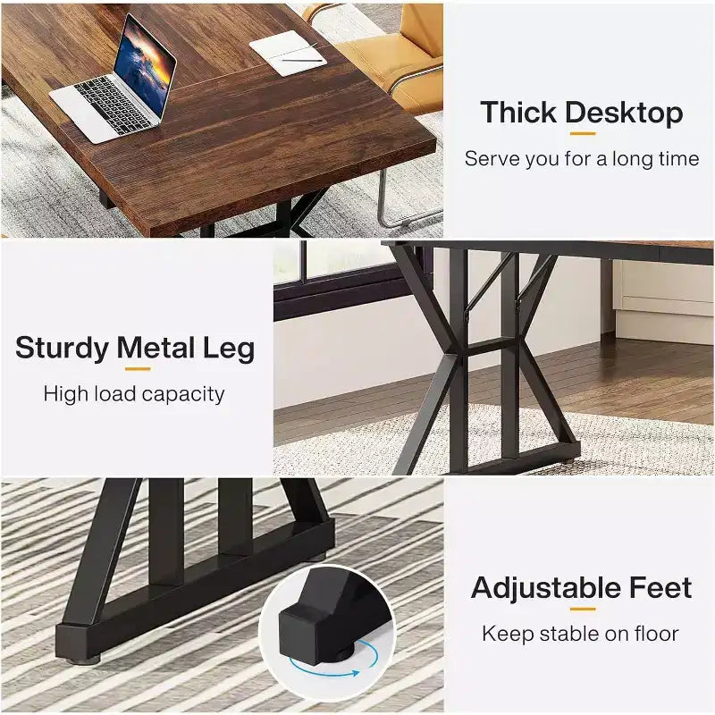 78.7-Inch Executive Desk
