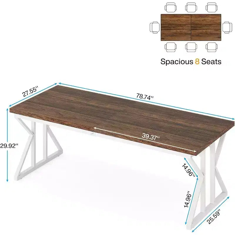 78.7-Inch Executive Desk