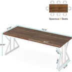 78.7-Inch Executive Desk