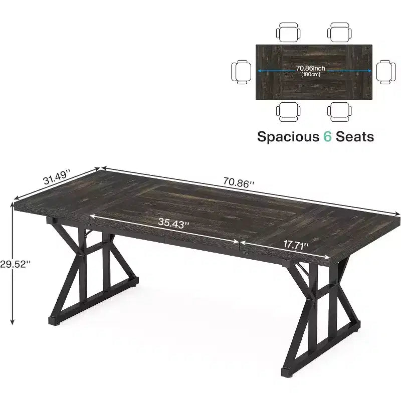 78.7-Inch Executive Desk
