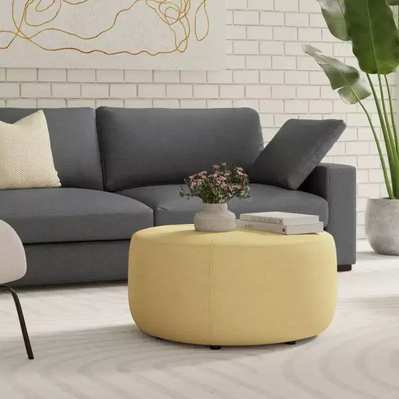 Large Round Ottoman