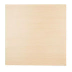Square Wood Coffee Table with Cross Base and Multicolor Top